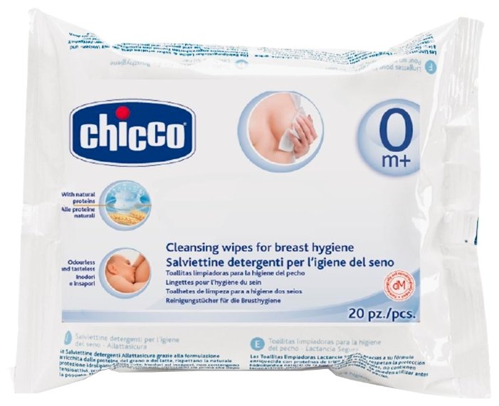 Chicco Очищающие салфетки для груди (фото modal 3)