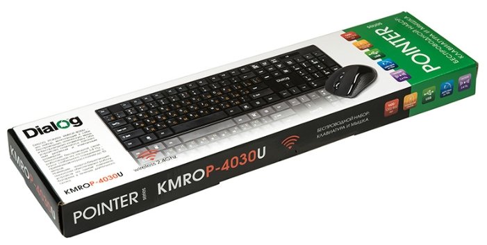 Клавиатура и мышь Dialog KMROP-4030U Black USB (фото modal 2)