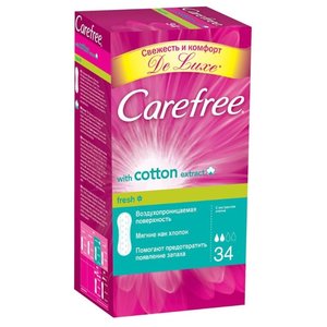 Carefree прокладки ежедневные Cotton extract Fresh (фото modal nav 4)