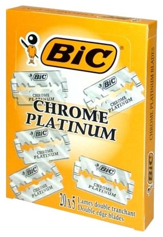 Лезвия для T-образного станка Bic Chrome Platinum (фото modal 3)