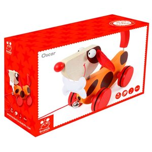 Каталка-игрушка Scratch Europe Toy Dog Oscar (6181012) со звуковыми эффектами (фото modal nav 2)