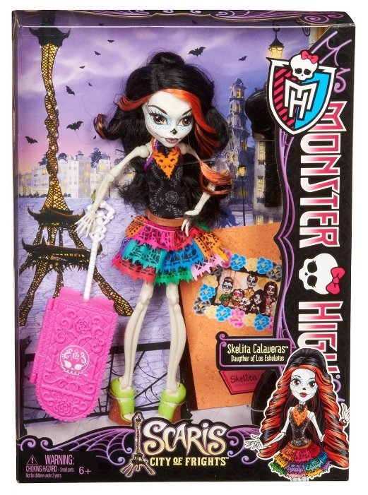 Кукла Monster High Скариж город страхов Скелита Калаверас, 27см, Y0377 (фото modal 6)