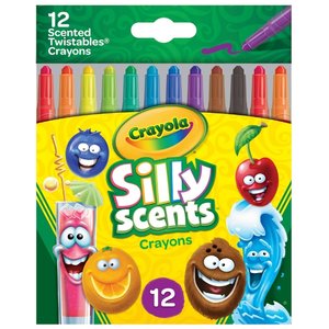 Crayola Восковые мелки мини выкручивающиеся ароматизированные 12 цветов 52-9712 (фото modal nav 1)