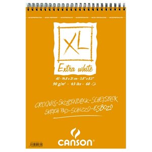 Альбом для набросков Canson XL Extra White 21 х 14.8 см (A5), 90 г/м², 60 л. (фото modal nav 1)