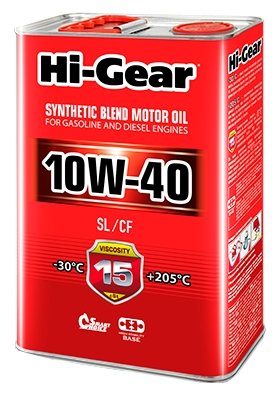Моторное масло Hi-Gear 10W-40 SL/CF 4 л (фото modal 1)