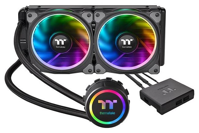 Кулер для процессора Thermaltake Floe Riing RGB 240 TT Premium Edition (фото modal 1)
