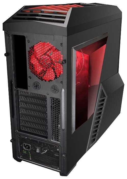 Компьютерный корпус Zalman Z11 Plus HF1 Black/red (фото modal 4)