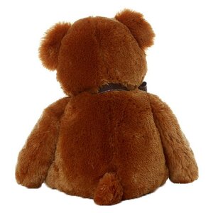 Мягкая игрушка Aurora Медведь тёмно-коричневый с коричневым бантиком 70 см (фото modal nav 4)