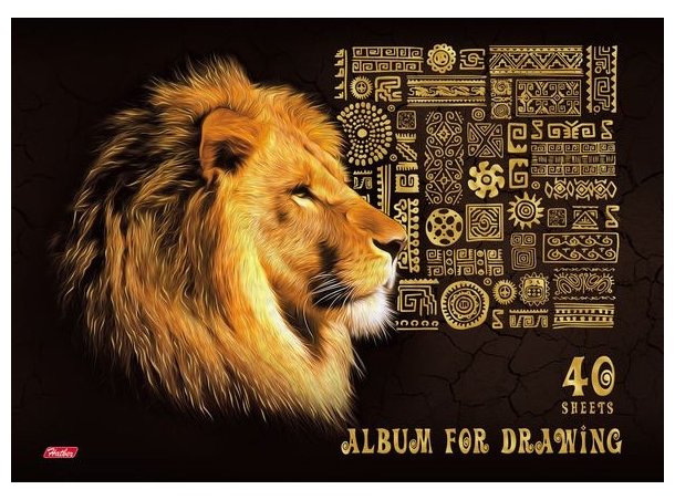 Альбом для рисования Hatber 3D King Lion 29.7 х 21 см (A4), 100 г/м², 40 л. (фото modal 5)