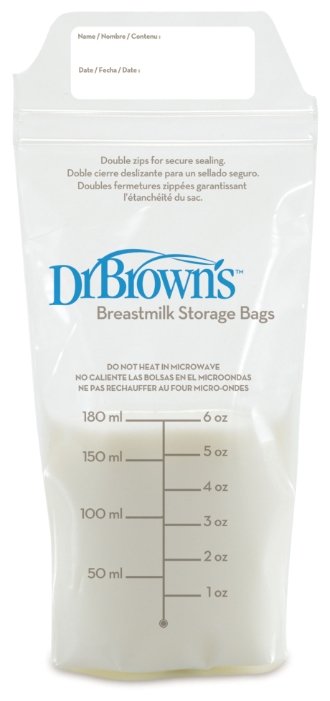 Dr. Brown's Пакеты для хранения грудного молока 180 мл (фото modal 3)