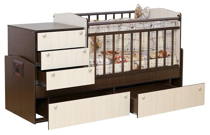 Кроватка Daka Baby Укачай-ка 5 (трансформер) (фото modal 4)