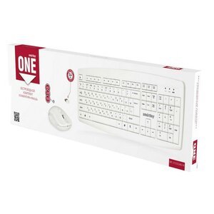 Клавиатура и мышь SmartBuy SBC-212332AG-W White USB (фото modal nav 3)