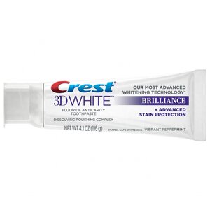 Зубная паста Crest 3D white brilliance vibrant peppermint (фото modal nav 2)