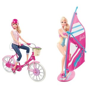 Barbie набор виндсерф и велосипед (BDF34) (фото modal nav 5)