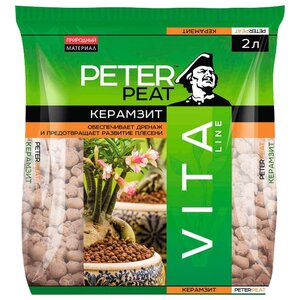 Керамзит (дренаж) PETER PEAT Vita Line фракция 5-10 мм 10 л. (фото modal nav 1)