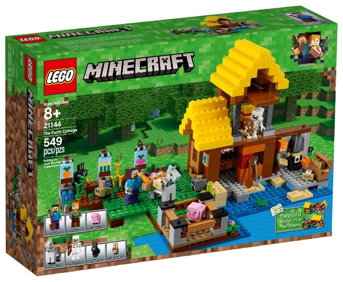 Конструктор LEGO Minecraft 21144 Фермерский коттедж (фото modal 1)