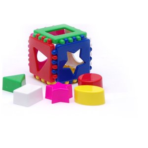 Сортер Karolina toys Кубик логический малый (фото modal nav 1)