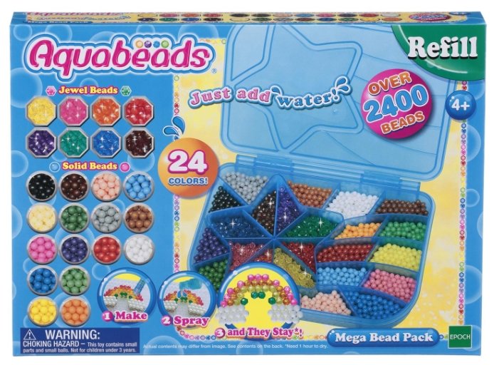 Aquabeads Аквамозаика Большой набор Мега с палитрой (79638) (фото modal 1)