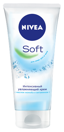 Nivea Soft Интенсивный увлажняющий крем для лица и тела (фото modal 1)