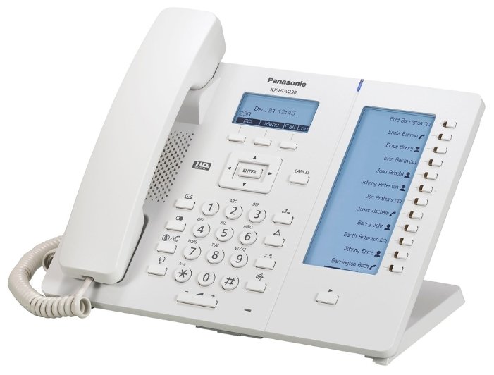 VoIP-телефон Panasonic KX-HDV230RU (фото modal 2)