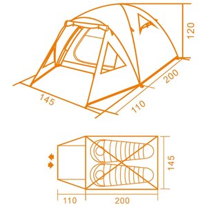 Палатка Кемпинг Light 2 (фото modal nav 3)