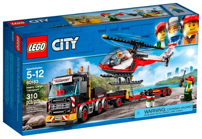 Конструктор LEGO City 60183 Тяжёлый грузовой транспорт (фото modal 1)