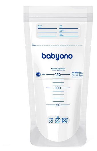 BabyOno Пакеты для хранения грудного молока 150 мл (фото modal 1)