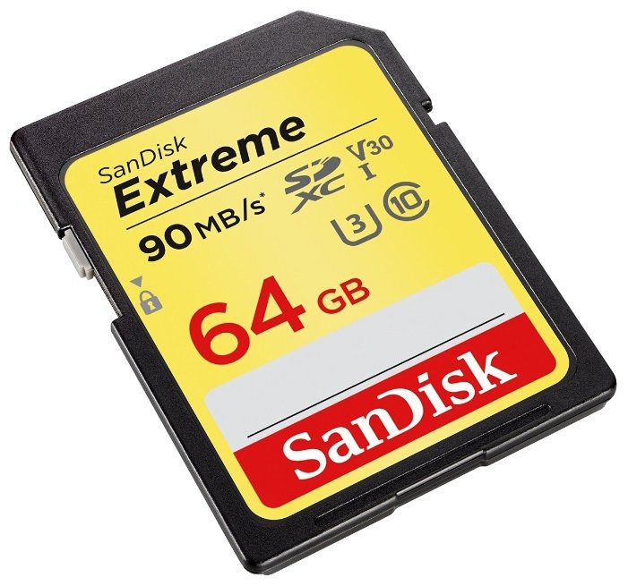 Карта памяти SanDisk Extreme SDXC UHS Class 3 V30 90MB/s (фото modal 3)