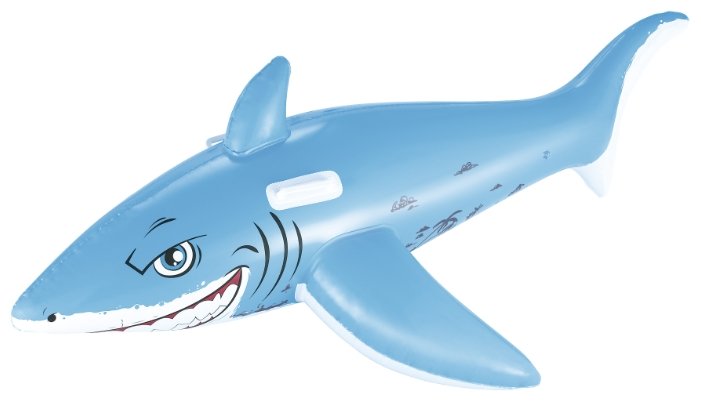 Надувная игрушка-наездник Bestway Большая белая акула 41032 BW (фото modal 1)