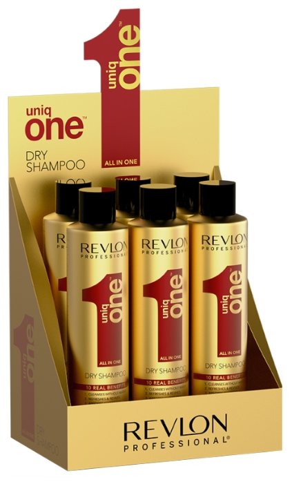 Сухой шампунь Revlon Professional Uniq One, 6 флаконов по 300 мл (фото modal 1)
