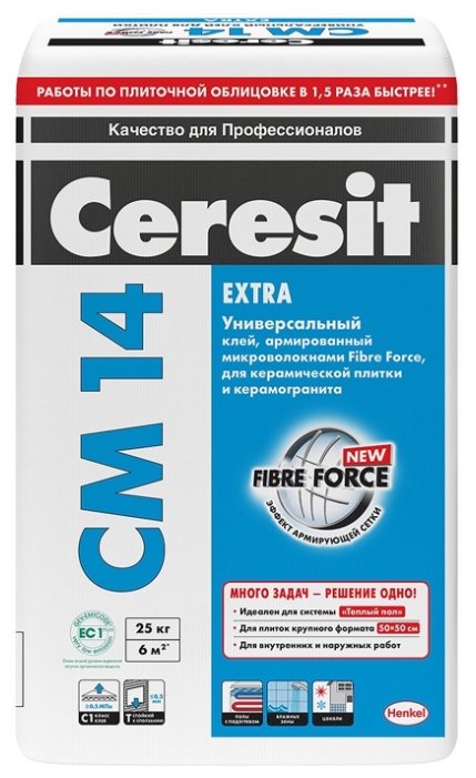 Клей Ceresit CМ 14 Extra 25 кг (фото modal 1)
