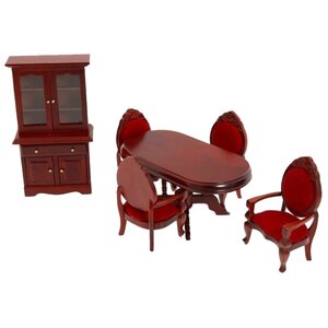 Melissa & Doug Набор мебели Столовая для викторианского дома (2586) (фото modal nav 1)