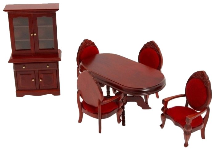 Melissa & Doug Набор мебели Столовая для викторианского дома (2586) (фото modal 1)