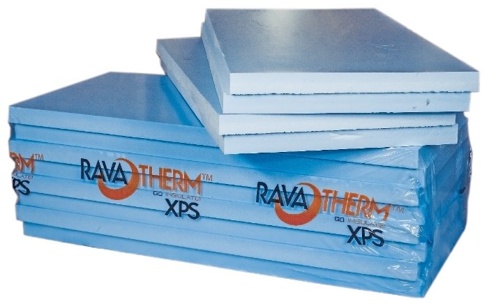 Экструдированный пенополистирол (XPS) RAVATHERM XPS STANDARD 118.5х58.5см 20мм 20 шт (фото modal 1)