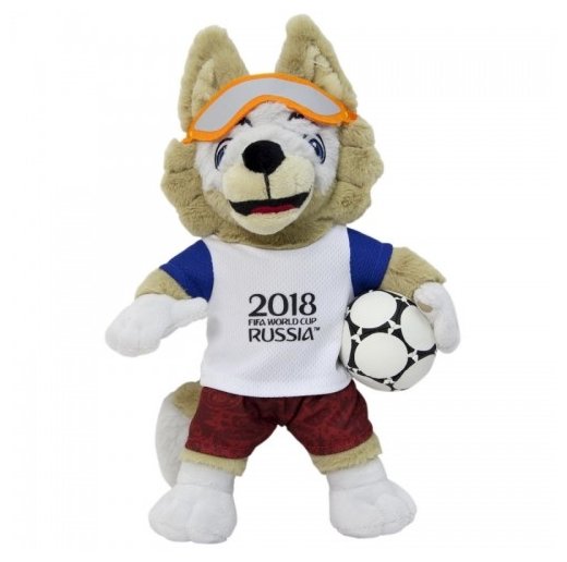 Мягкая игрушка 1 TOY FIFA-2018 Волк Забивака 21 см (фото modal 1)