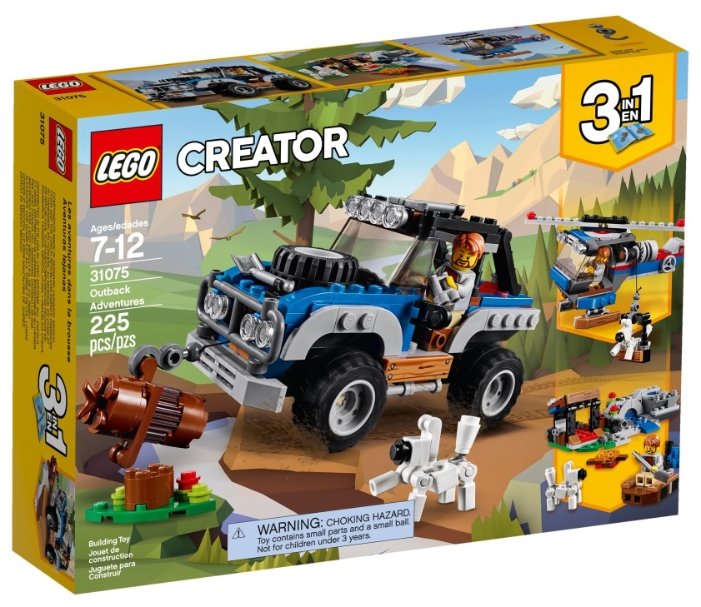 Конструктор LEGO Creator 31075 Приключения в глуши (фото modal 1)