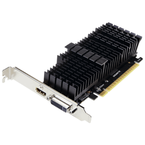 Видеокарта GIGABYTE GeForce GT 710 954Mhz PCI-E 2.0 2048Mb 5010Mhz 64 bit DVI HDMI HDCP Silent (фото modal nav 2)