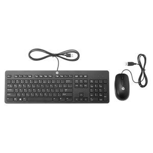 Клавиатура и мышь HP Slim Keyboard and MouseT6T83AA Black USB (фото modal nav 1)