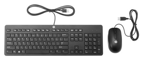 Клавиатура и мышь HP Slim Keyboard and MouseT6T83AA Black USB (фото modal 1)