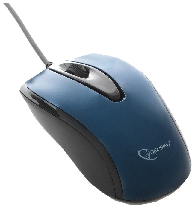 Мышь Gembird MOP-405-B Blue USB (фото modal 2)
