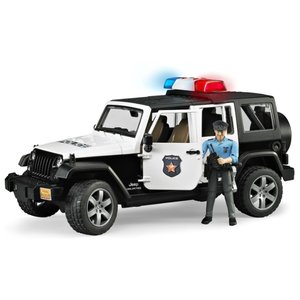 Внедорожник Bruder Jeep Wrangler Unlimited Rubicon Полиция, с фигуркой (02-526) 1:16 31 см (фото modal nav 2)
