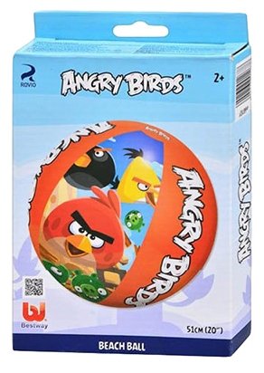 Мяч пляжный Bestway Angry Birds 96101 BW (фото modal 2)