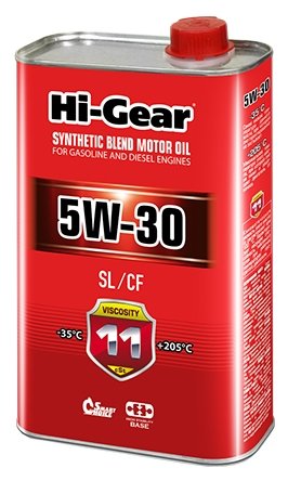 Моторное масло Hi-Gear 5W-30 SL/CF 1 л (фото modal 1)