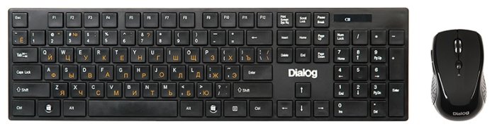Клавиатура и мышь Dialog KMROP-4030U Black USB (фото modal 1)