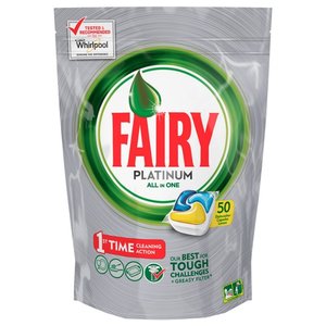 Fairy Platinum All in 1 капсулы (лимон) для посудомоечной машины (фото modal nav 1)