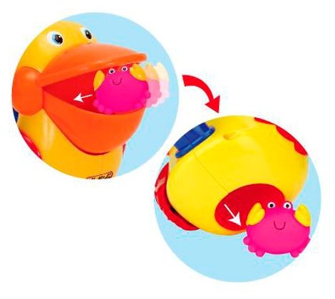 Игрушка для ванной K's Kids Голодный пеликан (KA422) (фото modal 4)
