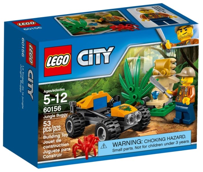 Конструктор LEGO City 60156 Багги для поездок по джунглям (фото modal 1)