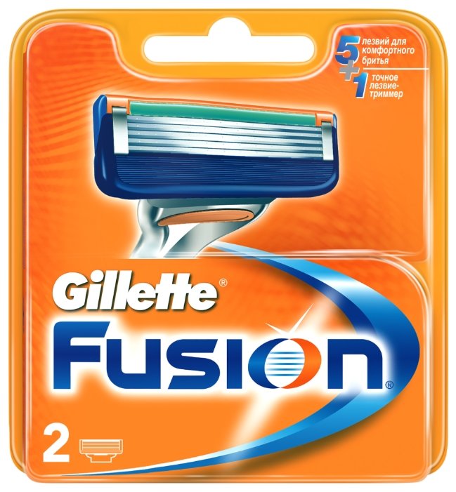 Сменные лезвия Gillette Fusion (фото modal 1)