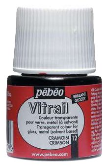 Краски Pebeo Vitrail Малиновый 050012 1 цв. (59 мл.) (фото modal 1)