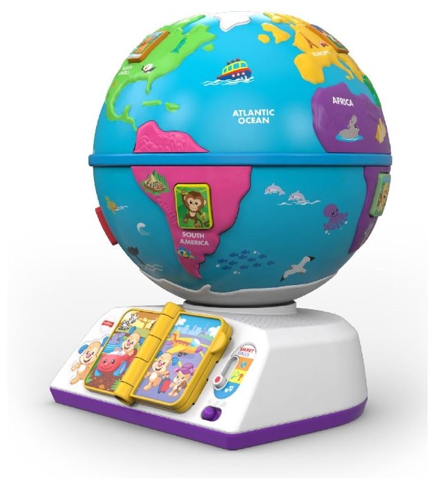 Интерактивная развивающая игрушка Fisher-Price Смейся и учись. Обучающий глобус (фото modal 2)